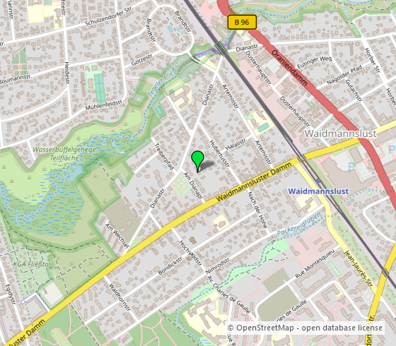 Umgebungskarte 1 Etagenwohnung Berlin